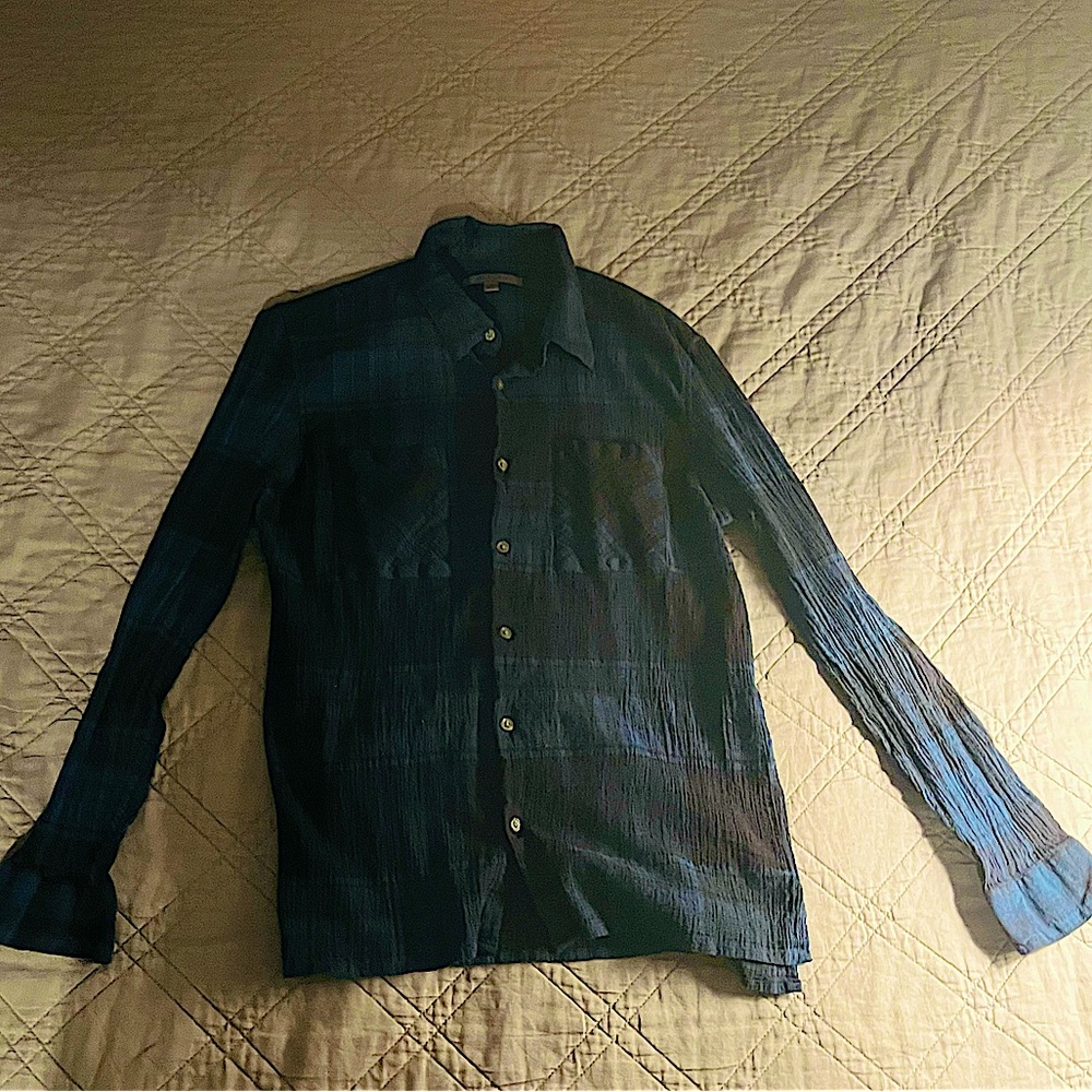 John Varvatos Vintage Weathered Cotton Shirt